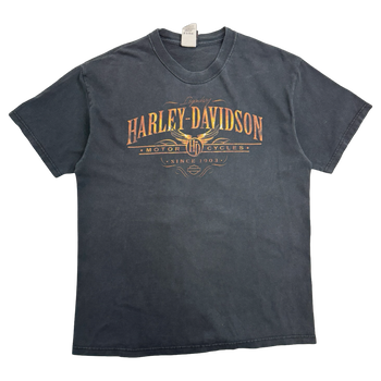 Vintage 2000s Harley Davidson American Niagara Falls Tee Black