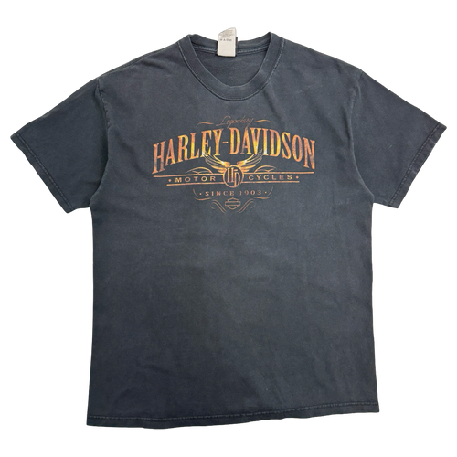 Vintage 2000s Harley Davidson American Niagara Falls Tee Black | Vintage Clothing Store Canada