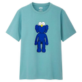 KAWS x Uniqlo Blue BFF Tee Green