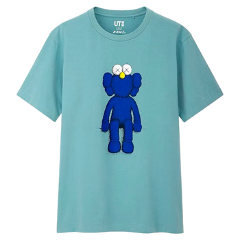 KAWS x Uniqlo Blue BFF Tee Green