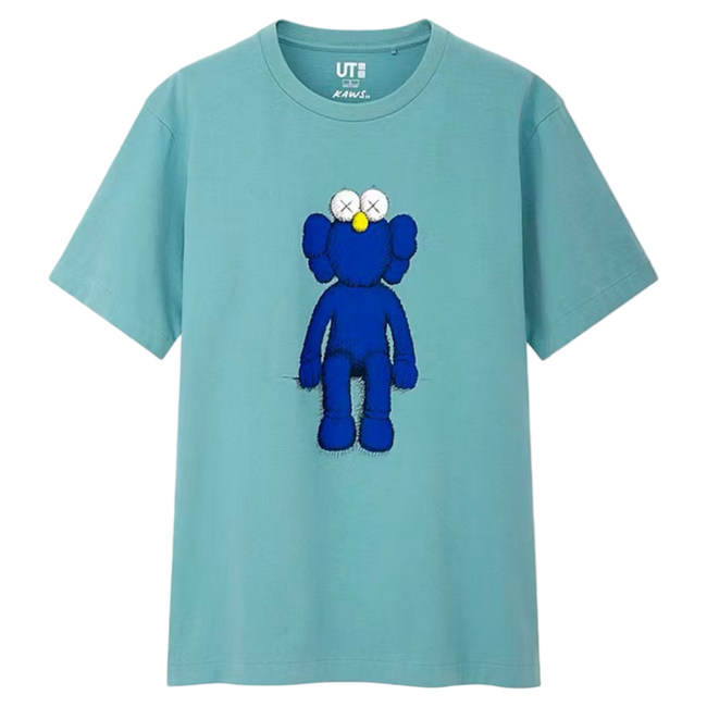 KAWS x Uniqlo Blue BFF Tee Green