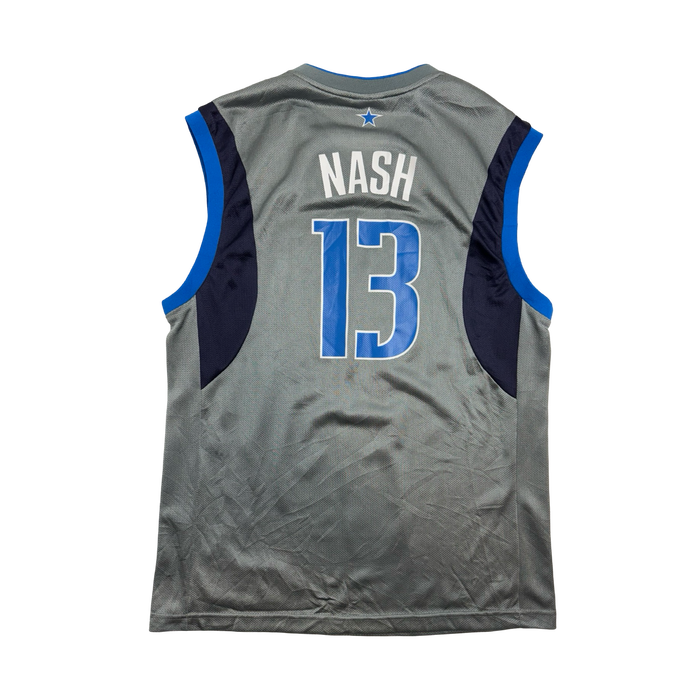 Vintage 2000s Reebok Dallas Mavericks Steve Nash Jersey Silver | Vitnage Clothing Store Canada