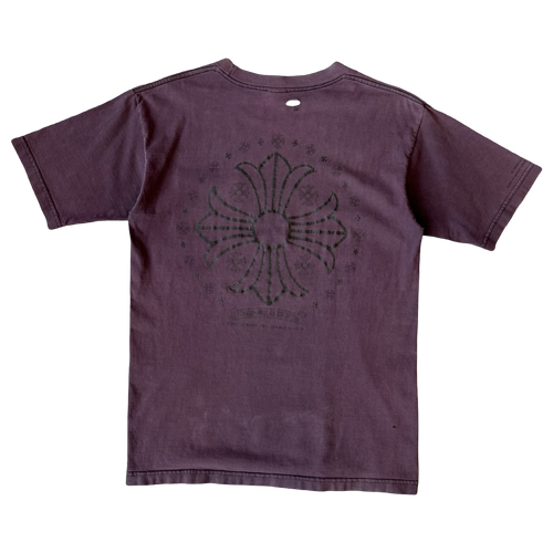 Vintage Chrome Hearts Faded Trashed Jumbo Cross Pocket Tee Black | Vintage Clothing Store Canada