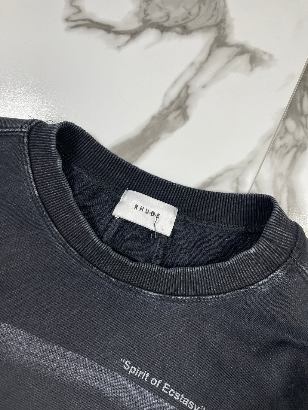 Rhude AW 2020 Best I Can Graphic Crewneck Black (USED)