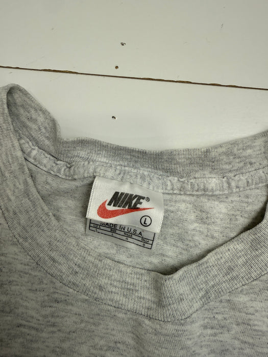 Vintage 90s Nike 'Yeah Right' Slogan Tee Light Grey | Vitnage Clothing Store Canada