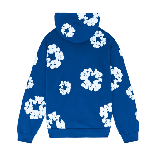 Denim Tears Cotton Wreath Hoodie Royal Blue | Vintage Clothing Store Canada