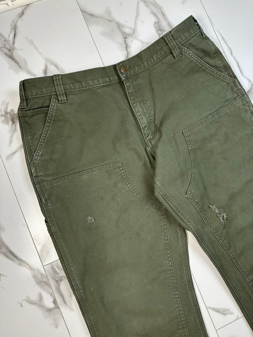Carhartt Double Knee Carpenter Pants Green