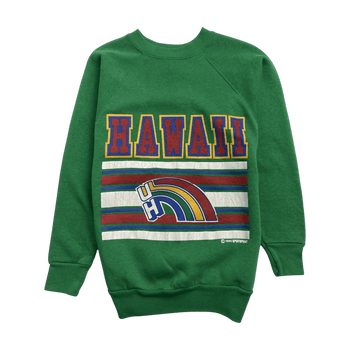 (S) Vintage University Of Hawaii Sweatshirt Green