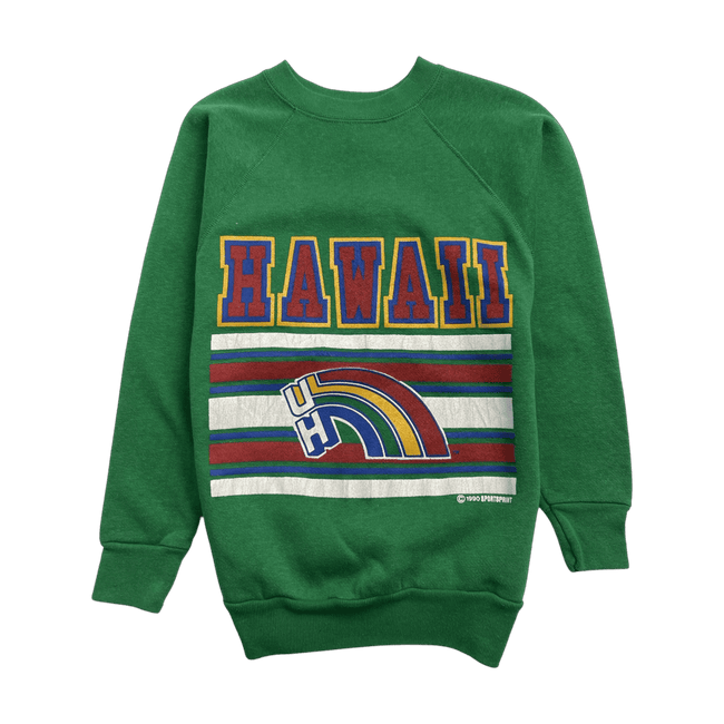 (S) Vintage University Of Hawaii Sweatshirt Green