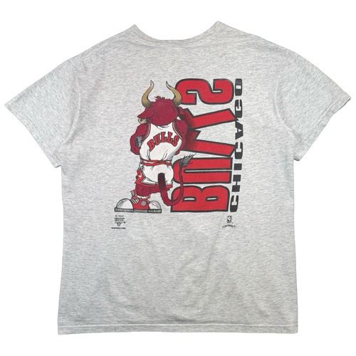 Vintage Chicago Bulls Benny the Bull Mascot Tee Grey