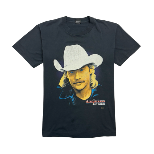 (M) Vintage '93 Alan Jackson Tour Tee Black | Vintage Clothing Store Canada