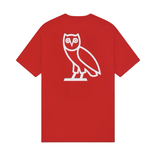 OVO x Canada Skateboard Pocket Tee Red | Vintage Clothing Store Canada