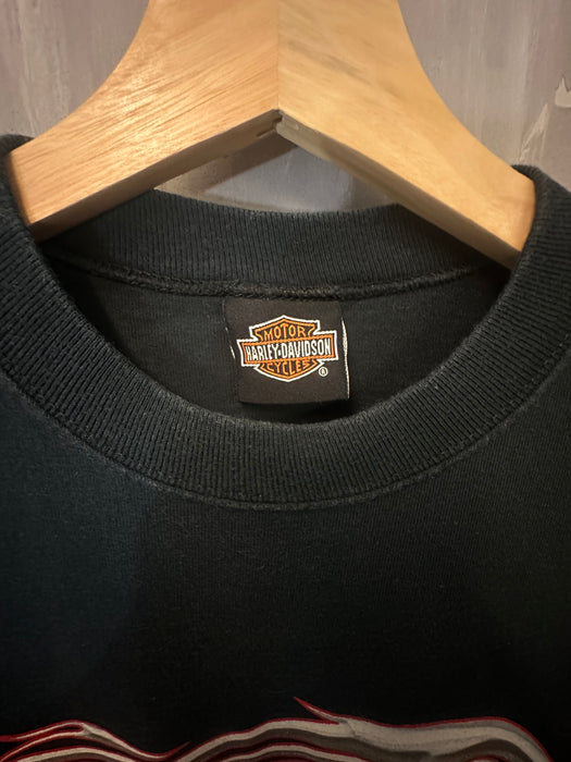 Vintage 2000s Harley Davidsom TSI L/S Tee Black | Vitnage Clothing Store Canada