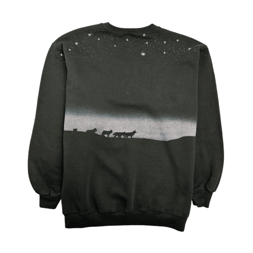 (M) Vintage 90s Yellowstone Nature Sweatshirt Black | Vintage Clothing Store Canada