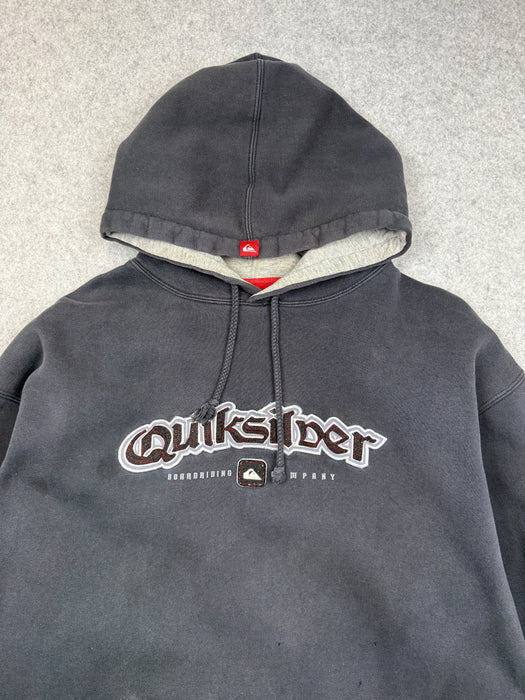 Vintage Quiksilver Hoodie Black | Vitnage Clothing Store Canada