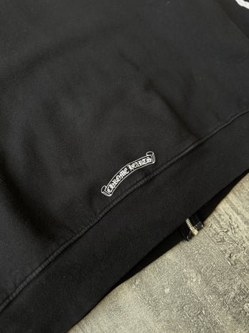 Chrome Hearts Flames Thermal Zip Up Hoodie