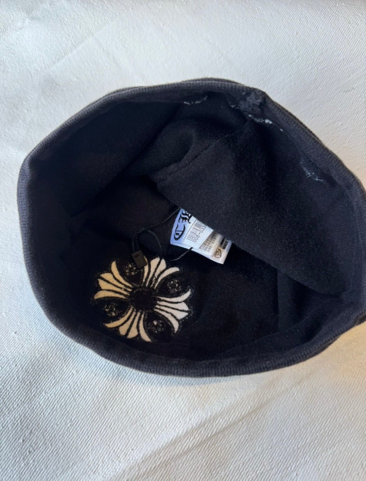 Chrome Hearts Cross Faded Skully Beanie