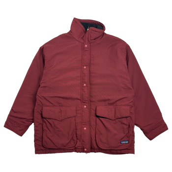 Women's 2004 Patagonia Aztec Fleece Lined Jacket Red