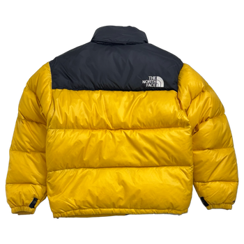 2003 The North Face Nuptse 700 Fill Puffer Jacket Yellow