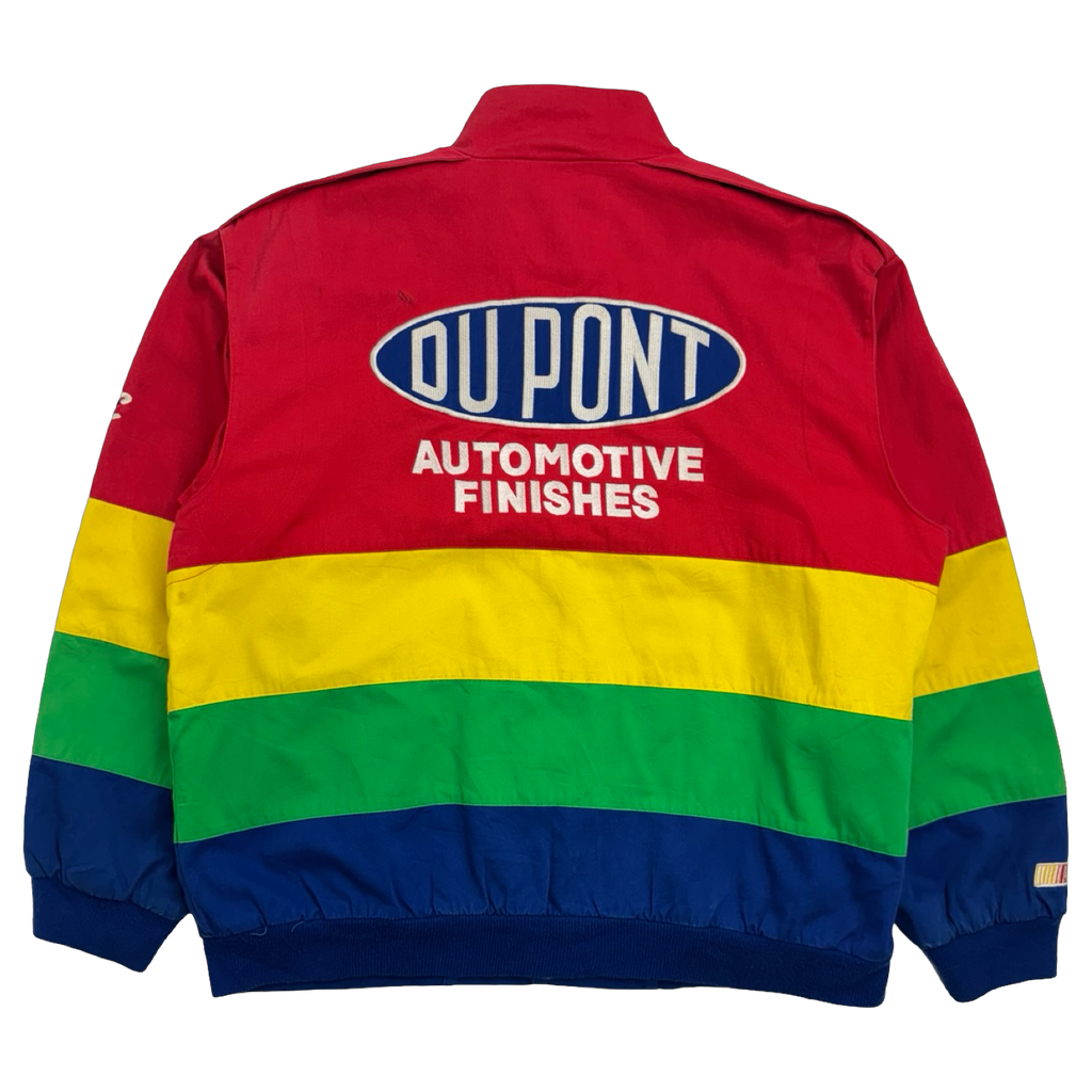Vintage Chase Authentics Jeff Gordon Dupont Nascar Racing Jacket Multi