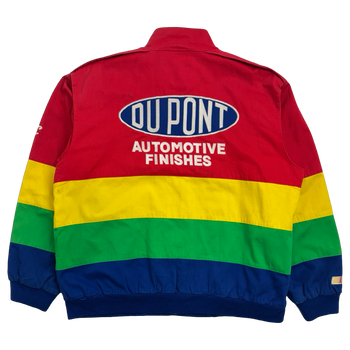 Vintage Chase Authentics Jeff Gordon Dupont Nascar Racing Jacket Multi