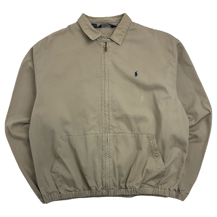 Vintage Polo Ralph Lauren Harrington Jacket Khaki | Vitnage Clothing Store Canada