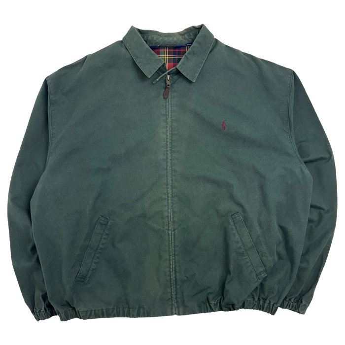 Vintage Polo Ralph Lauren Harrington Jacket Forest Green | Vitnage Clothing Store Canada