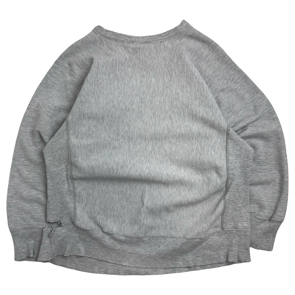 Vintage 90s Champion Reverse Weave Alpha Tau Omega Sweatshirt Grey