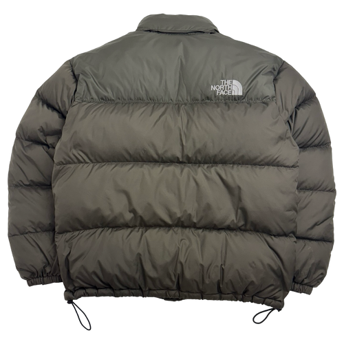 2005 The North Face 700 Fill Nuptse Puffer Jacket Olive Green | Vintage Clothing Store Canada