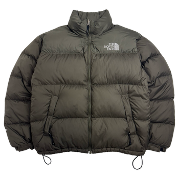 2005 The North Face 700 Fill Nuptse Puffer Jacket Olive Green