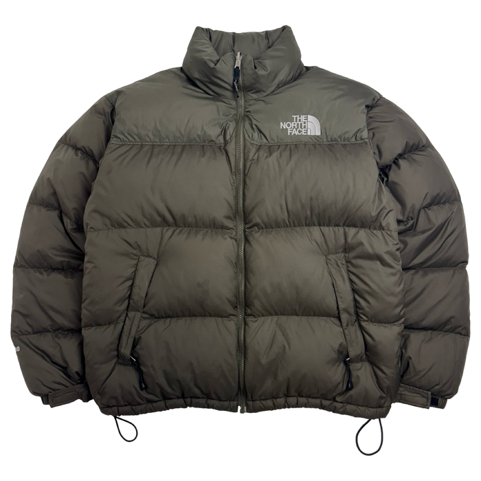 2005 The North Face 700 Fill Nuptse Puffer Jacket Olive Green | Vitnage Clothing Store Canada