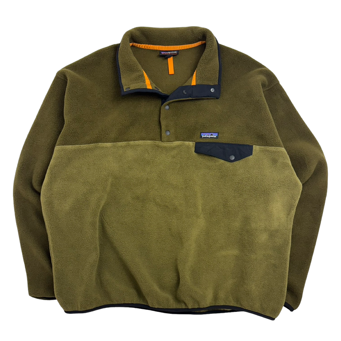 Patagonia Synchilla Snap Fleece Army Green | Vitnage Clothing Store Canada