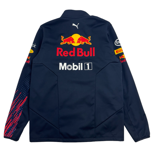 Red Bull Racing Formula 1 Puma Softshell Jacket Navy | Vintage Clothing Store Canada