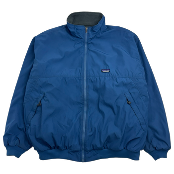 2000s Patagonia Fleece Lined Shell Jacket Blue