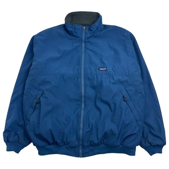 2000s Patagonia Fleece Lined Shell Jacket Blue