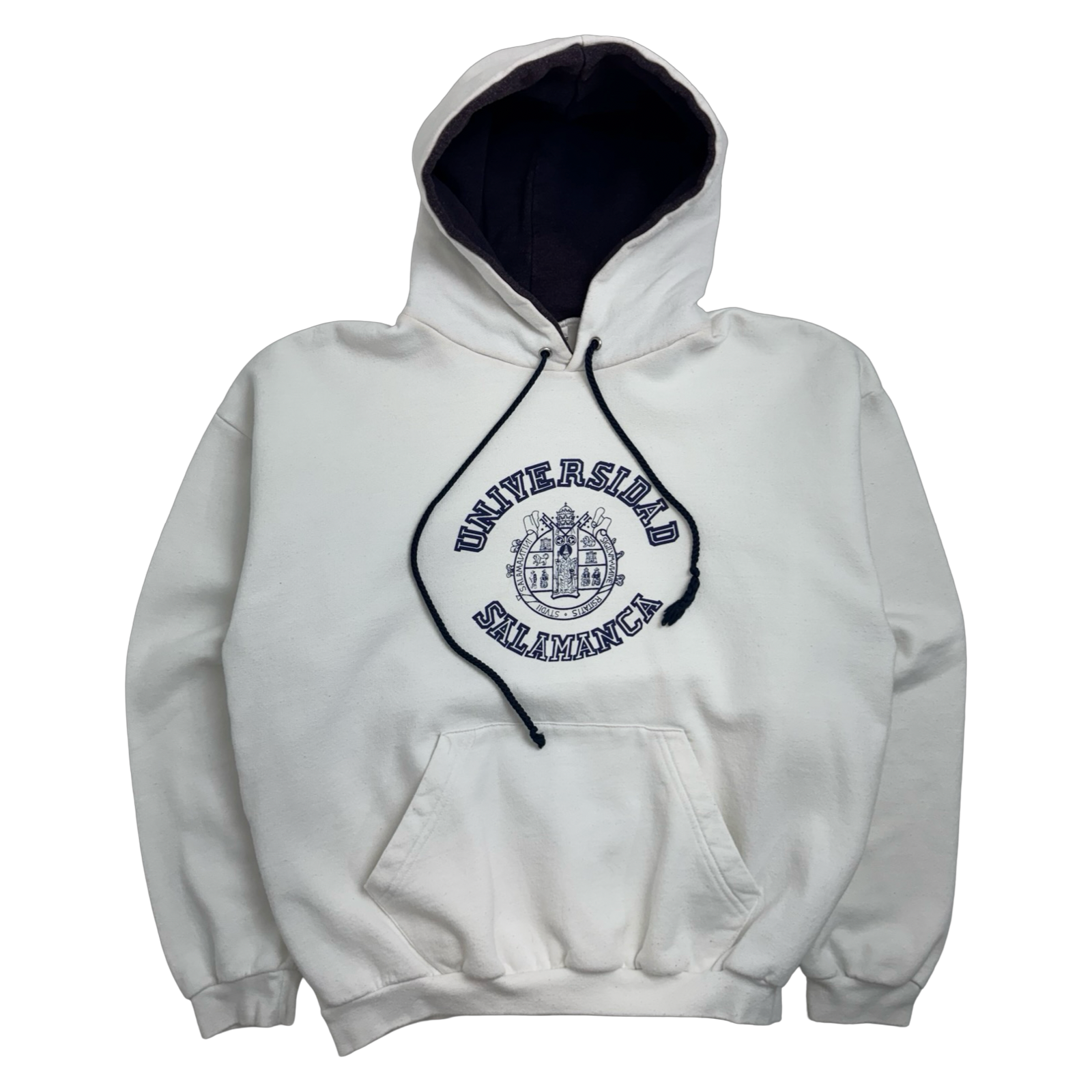 Vintage Universidad Salamanca Hoodie White