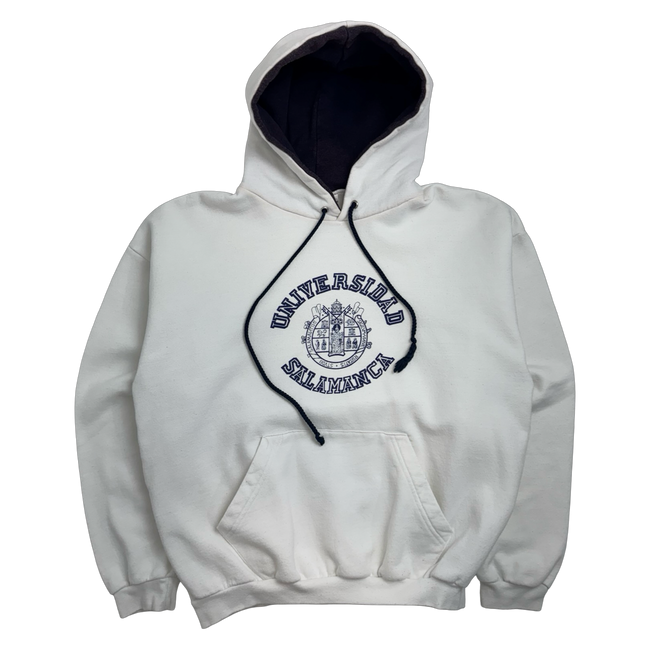 Vintage Universidad Salamanca Hoodie White