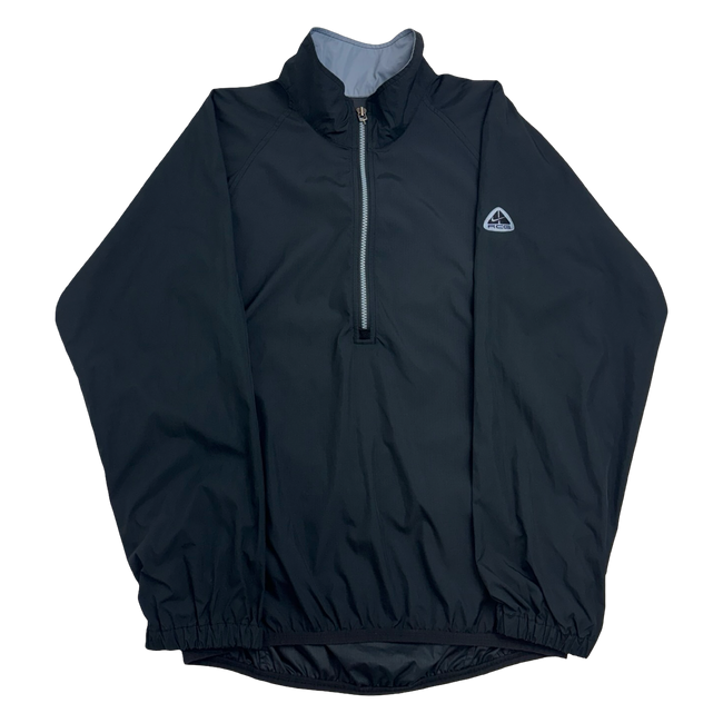Vintage 2000s NIke ACG Half Zip Light Jacket Black