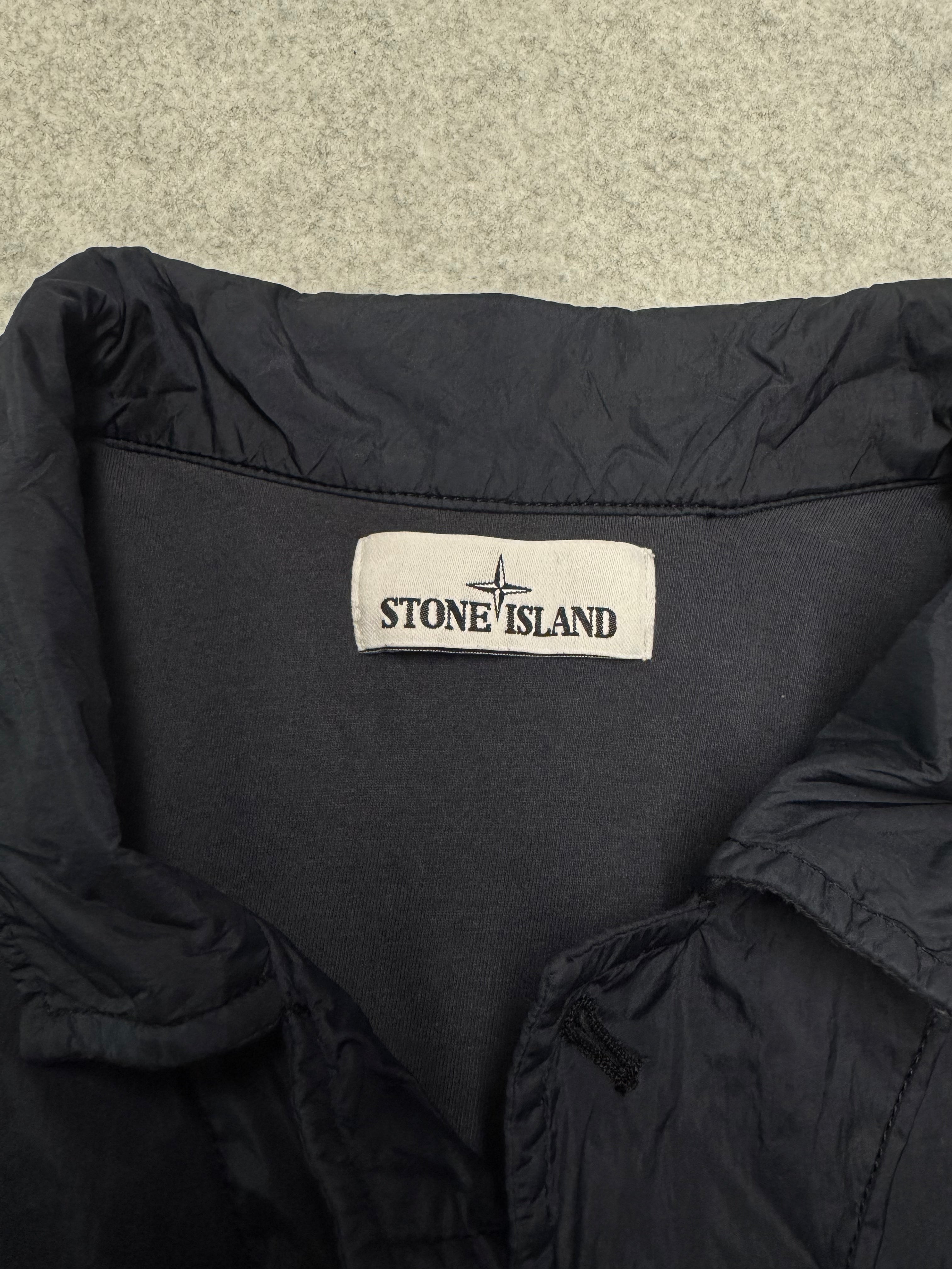 Stone Island Garment Dyed Crinkled Jacket Navy (USED)