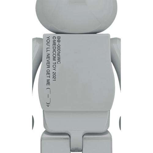 Bearbrick 20th Anniversary 1st Model 1000% White Chrome | Vintage Clothing Store Canada