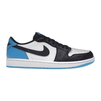 Jordan 1 Retro Low OG Black Dark Powder Blue