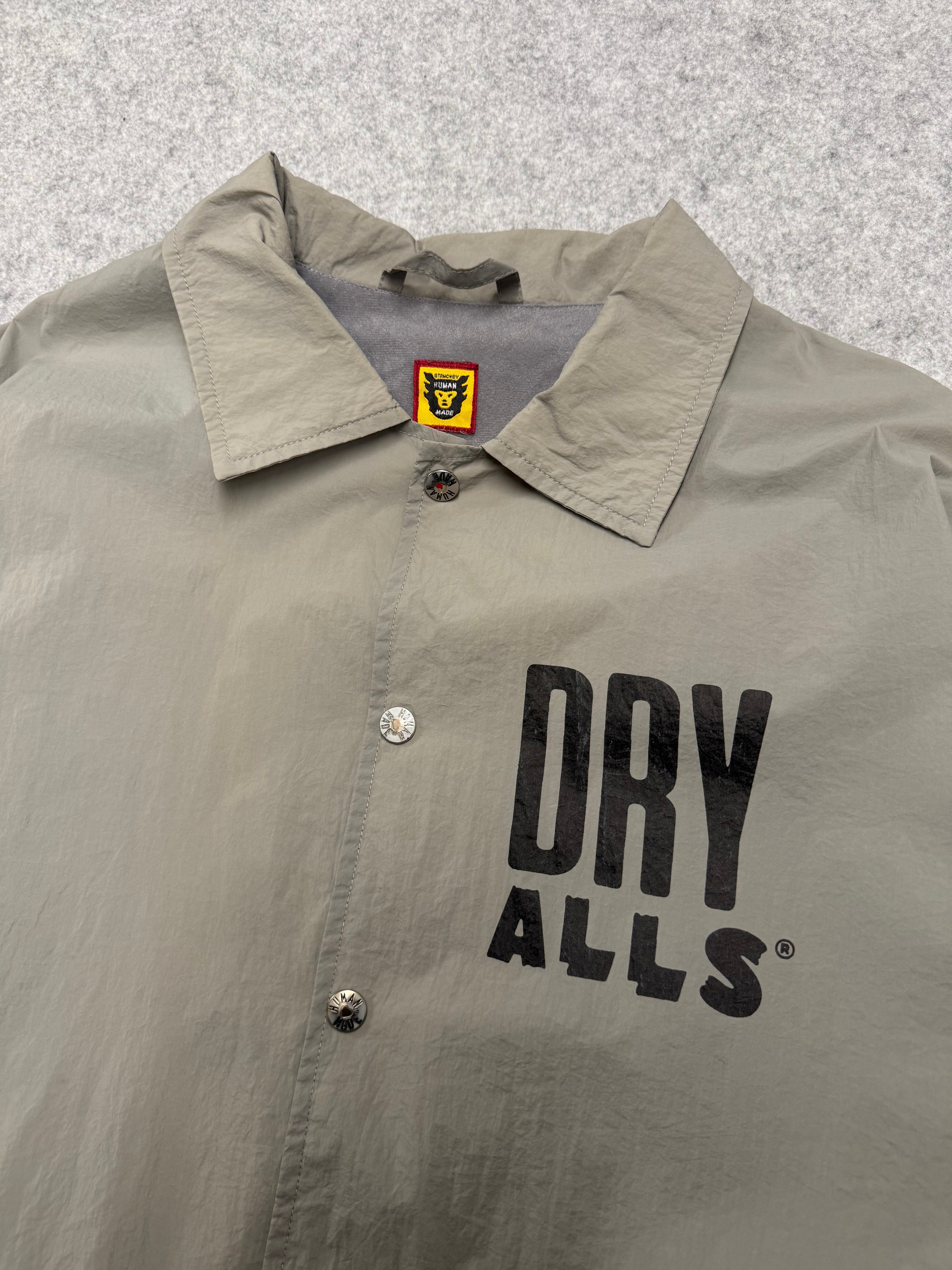 Human Made Polar Bear Coach Jacket Grey (USED)