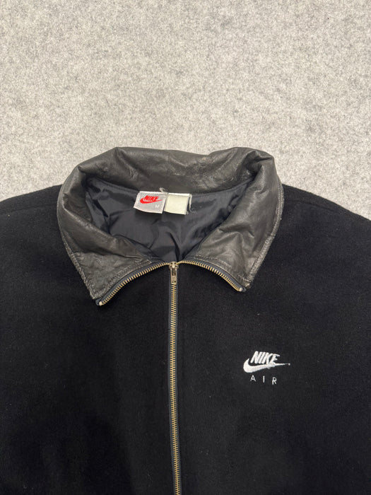 90’s Nike Leather Varsity Jacket (USED) | Vitnage Clothing Store Canada