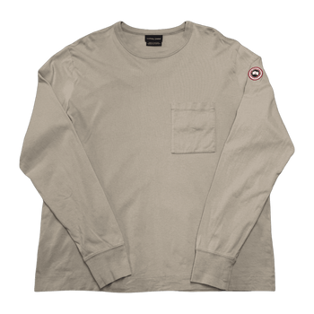 Canada Goose Gladstone L/S Tee Beige (USED)
