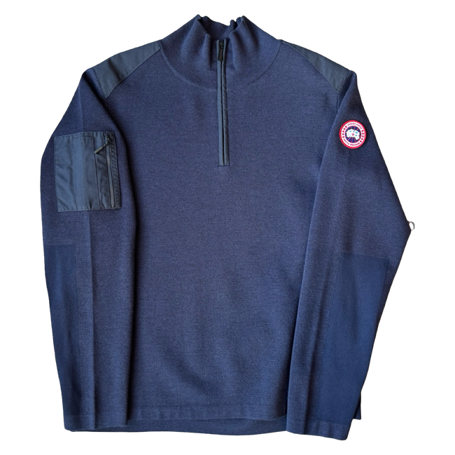Canada Goose Stormont 1/4 Zip Sweater Navy