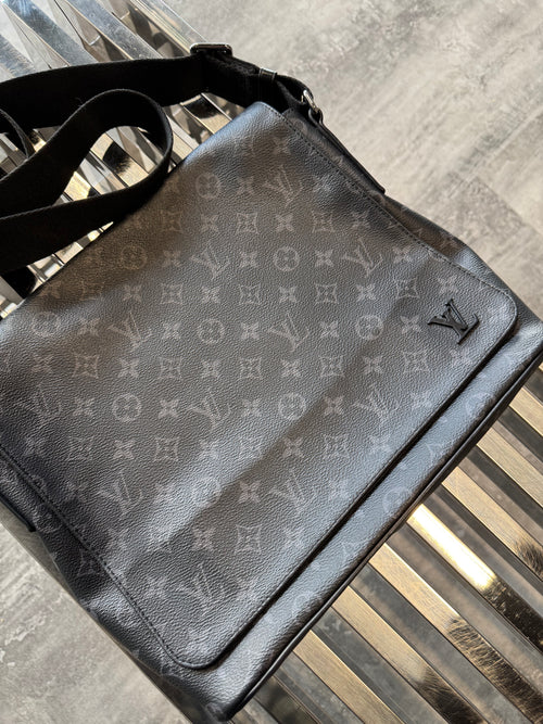 Louis Vuitton Monogram Eclipse District Messenger Bag | Vintage Clothing Store Canada