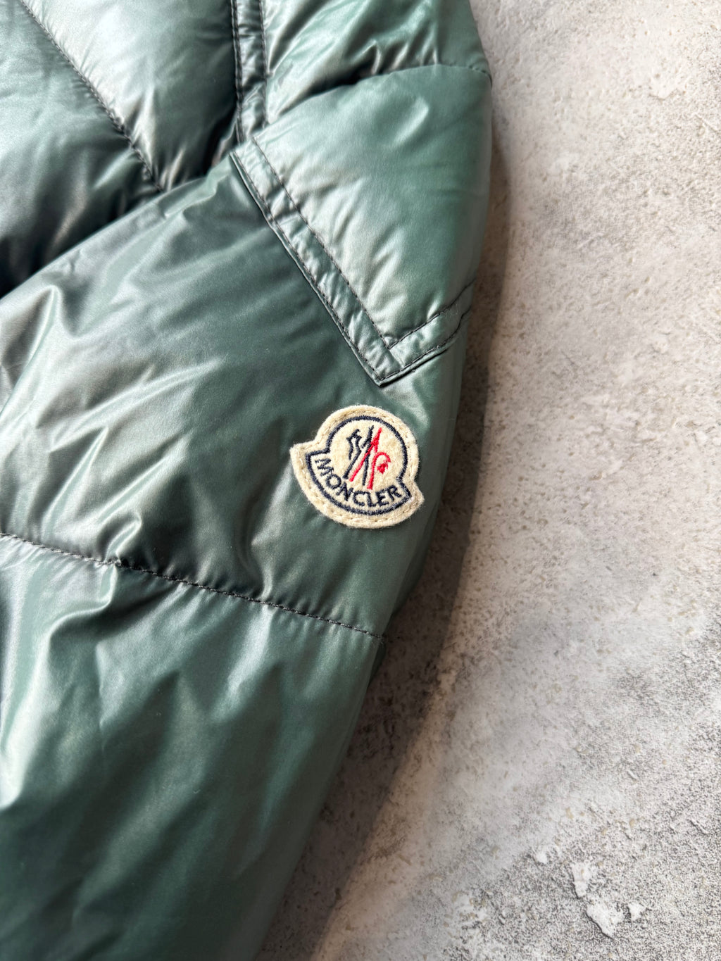 Moncler Ever Down Jacket Green (USED)