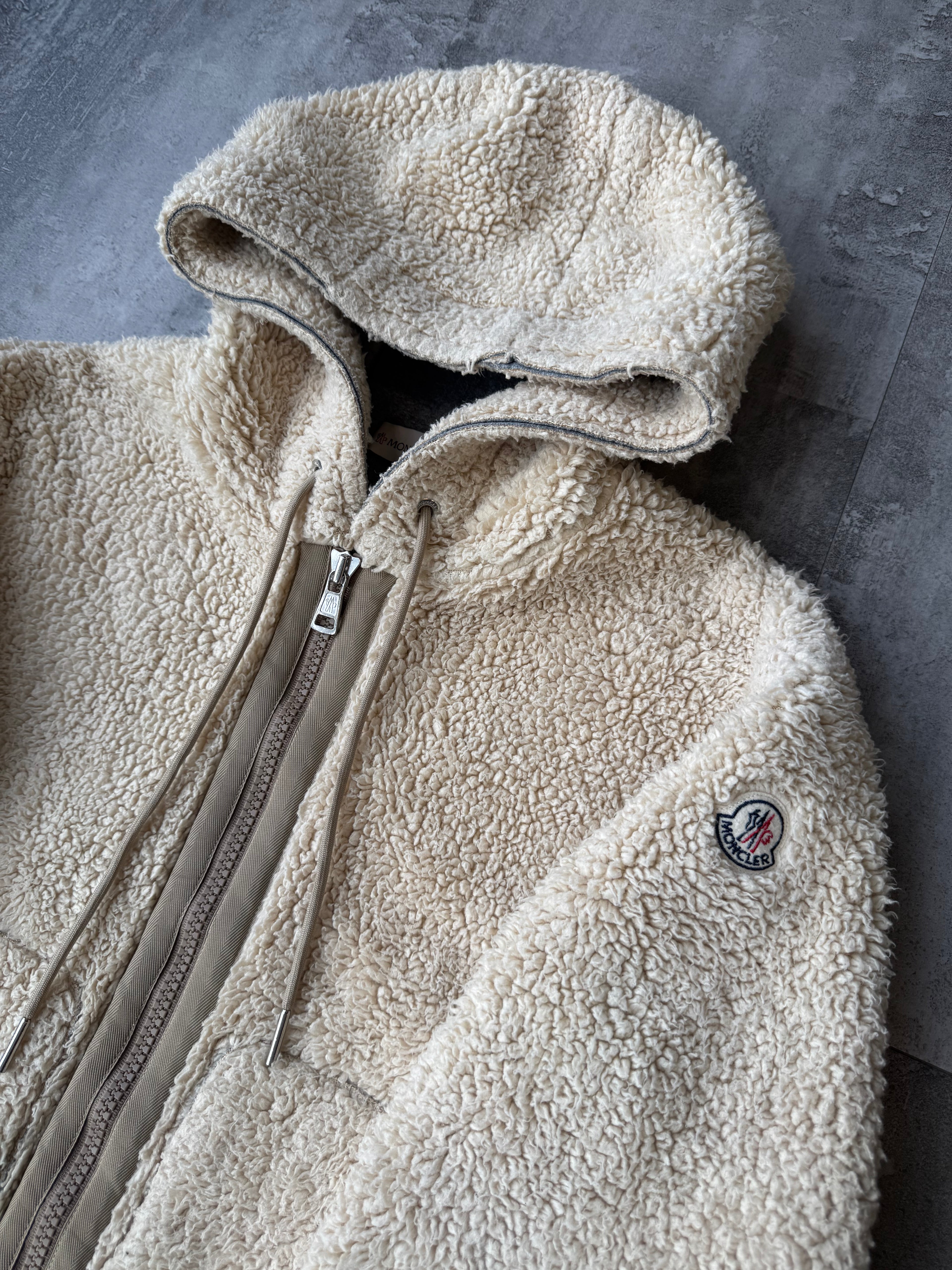 Moncler Maglia Sherpa Zip Up Hoodie (USED)