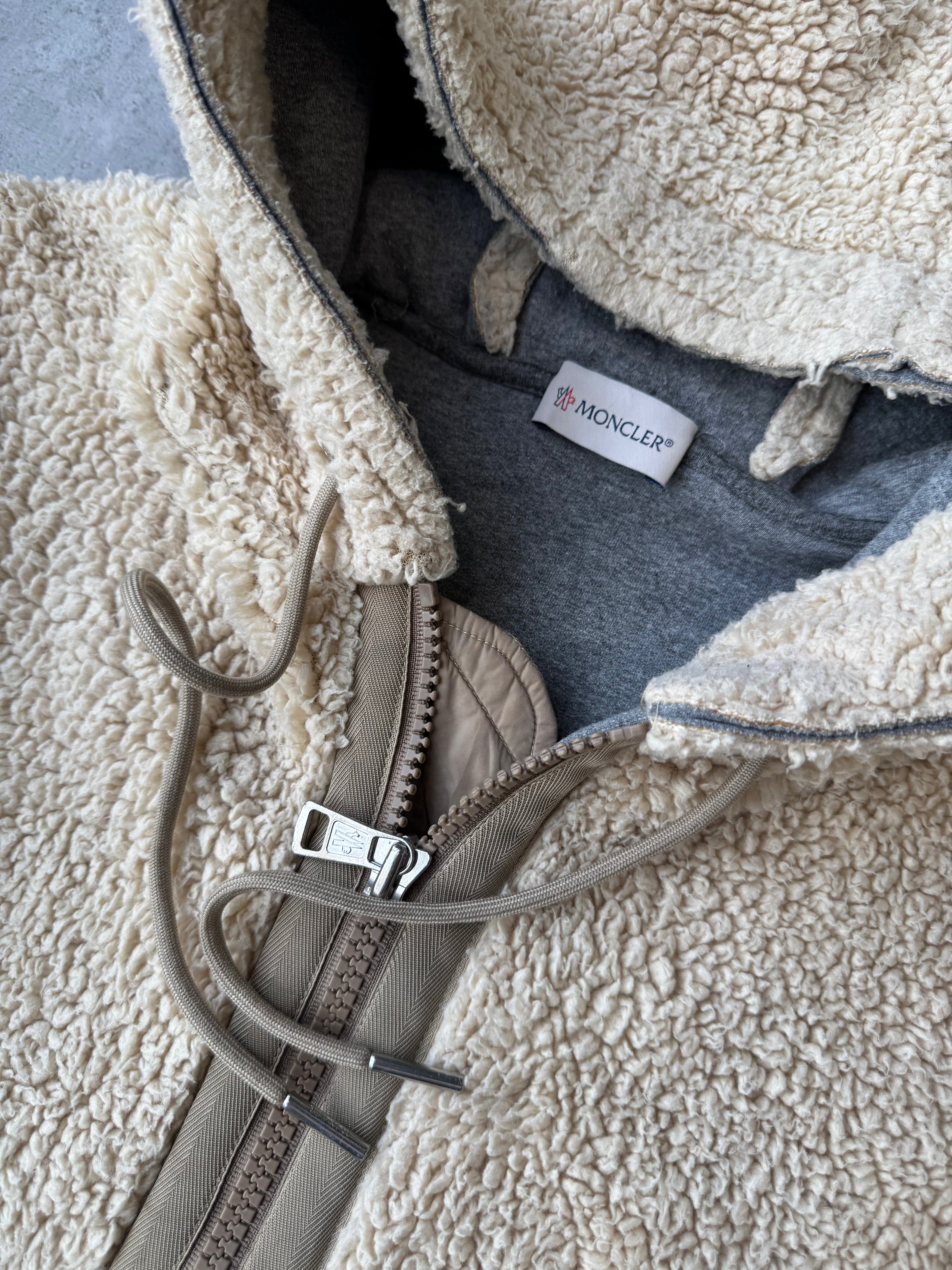 Moncler Maglia Sherpa Zip Up Hoodie (USED)