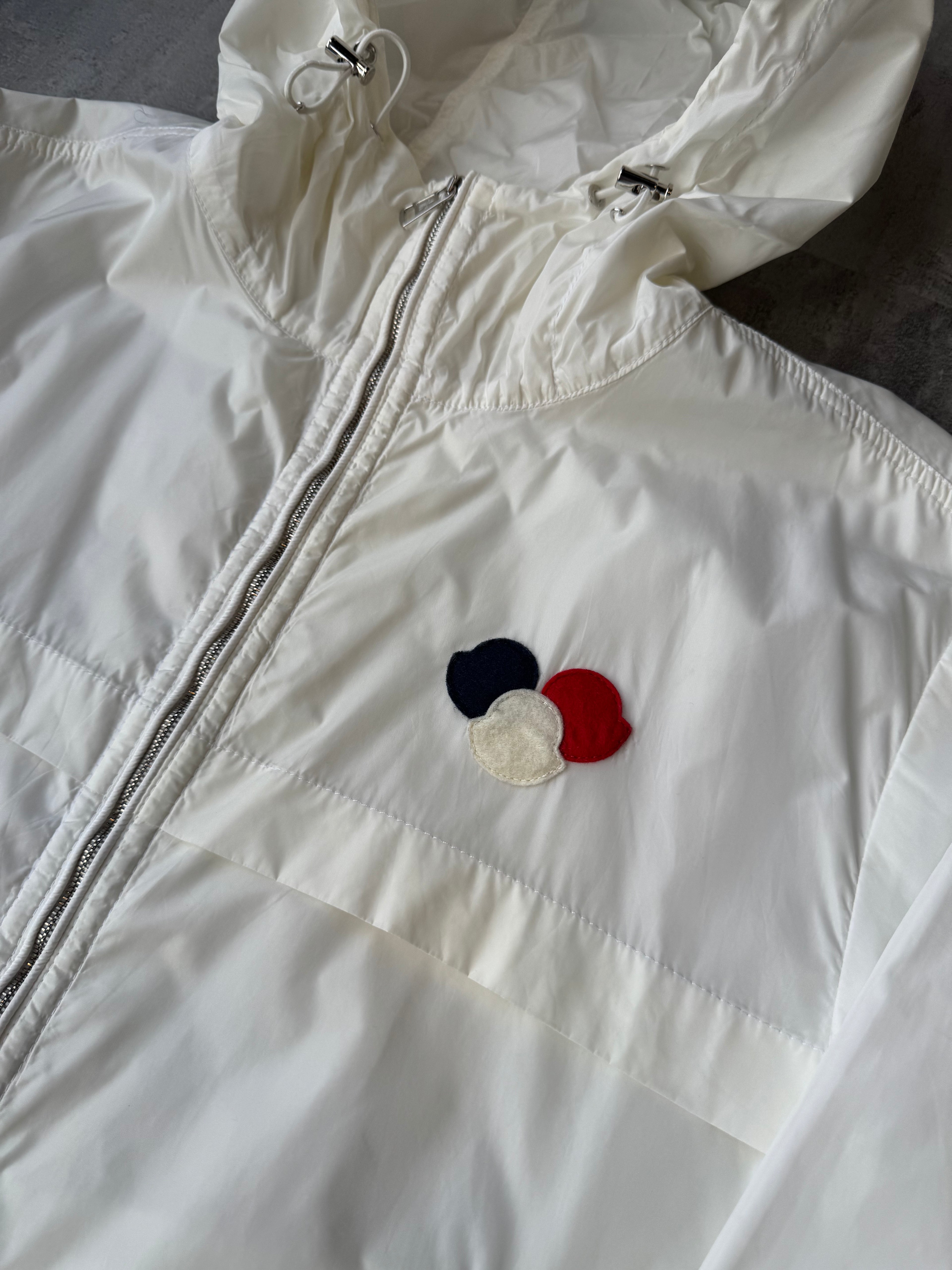 Moncler Fayence Windbreaker Jacket White (USED)